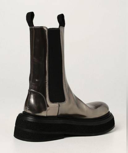 ma*rs NEW èll Zuccone Boots in Laminated Leather, New w/o Box Retail $1,278