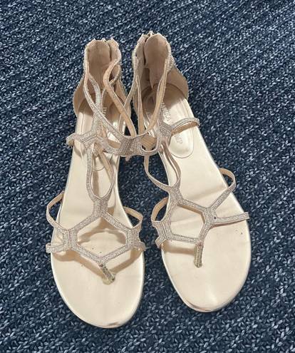 Ivanka Trump Gold Sandals