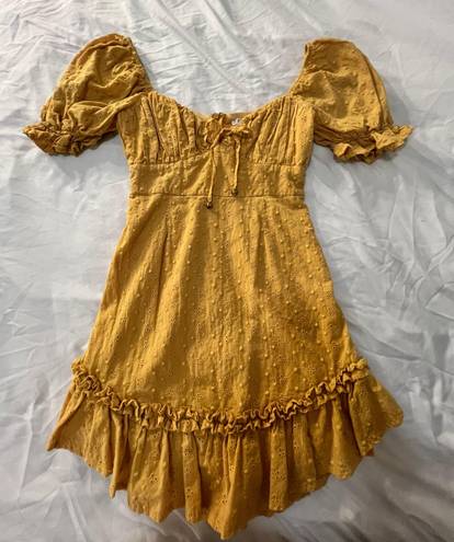 INDIKAH Yellow Sun Dress