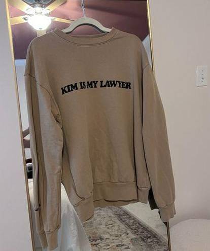 Talentless  KIM IS MY LAWYER Crewneck