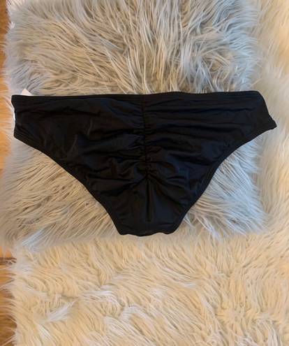 Catalina Black Bikini Bottom  New Womens XL 16 18 Low Rise Swimsuit