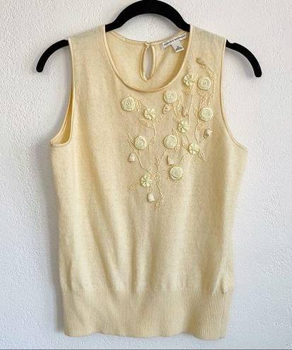 Banana Republic  Vintage Wool Beaded Vest Size Small