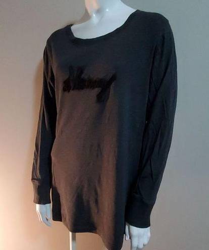 DKNY  Gray Long Sleeve Tee Shirt (M)