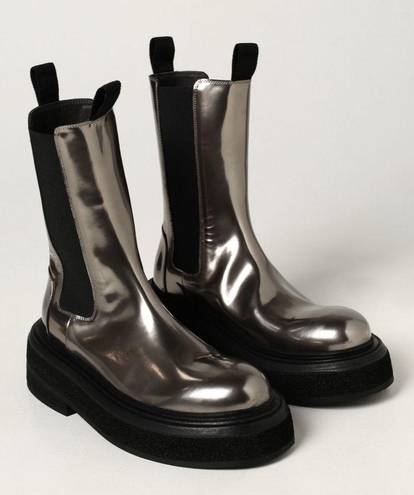 ma*rs NEW èll Zuccone Boots in Laminated Leather, New w/o Box Retail $1,278