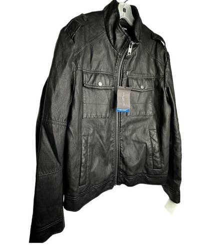 Marc New York  Black Vegan Leather Jacket nwt