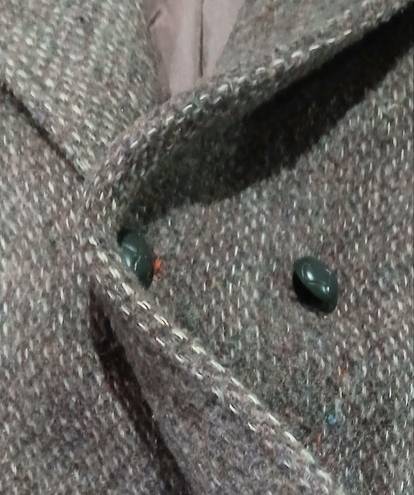 Vintage Wool Tweed Peacoat Size 6