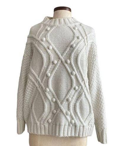 Krass&co Knit  op chunky cable knit sweater