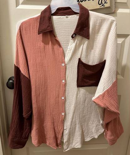 Womens button up shirt Size XXL