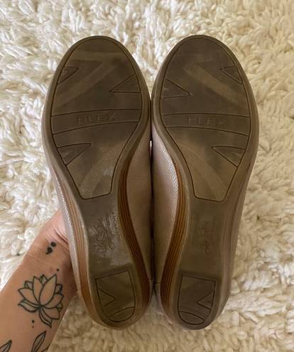 Life Stride  Tan Flat Loafers