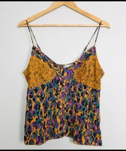 Free People  Little Dreams Printed Lace Camisole