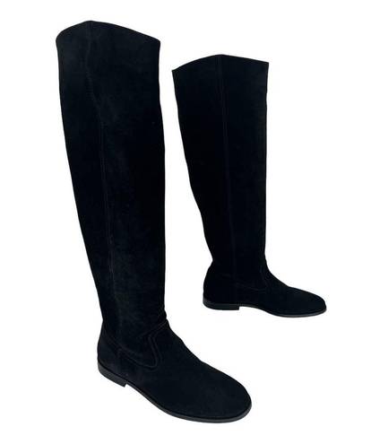 Jimmy Choo  Bree Suede Knee High Boots in Black