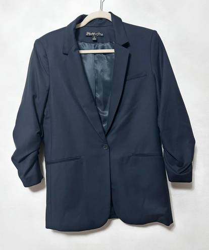 Elizabeth and James  heather blazer in classic navy 