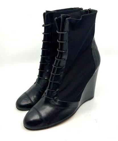 Krass&co Max &  Leather Wedge Boots Women's 9 US