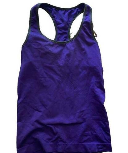 New Balance  Medium Purple Bluish Black razor back compression athletic tank