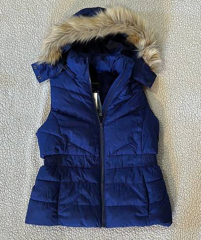 Banana Republic Faux Fur Lined Vest