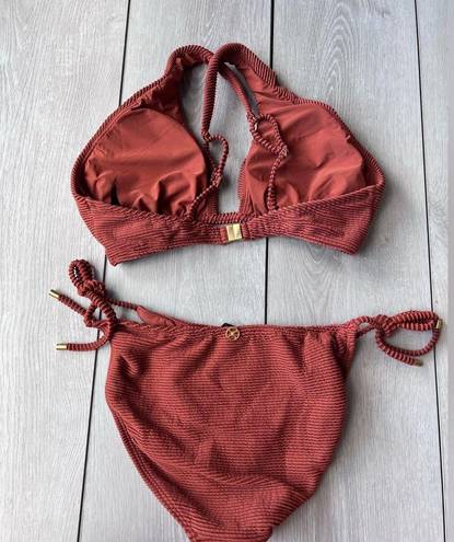 Vix Paula Hermanny  Bikini in espresso NWOT large