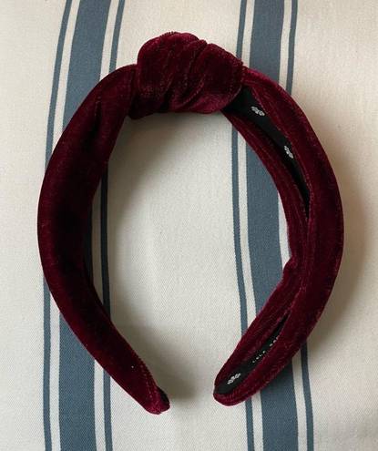 Lele Sadoughi  Knotted Velvet Headband