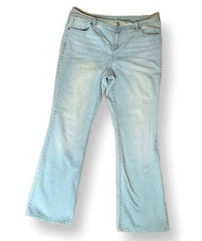 INC  Light Wash Flare Jeans Size 14