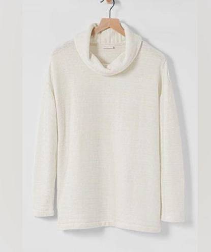 J.Jill  White Long Sleeve Cowl Neck Sweater Women’s Plus Size 2X