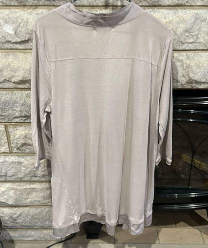 Coldwater Creek open front neutral cardigan 100% rayon XL