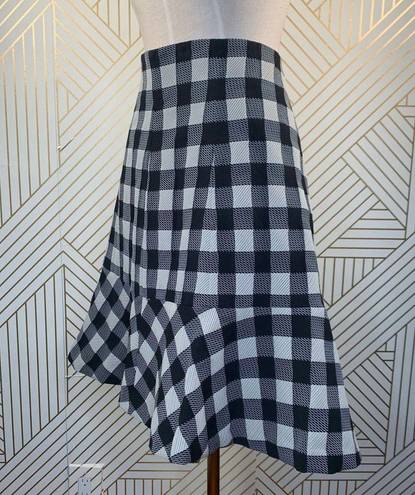 Tracy Reese  New York Gingham Flare Skirt