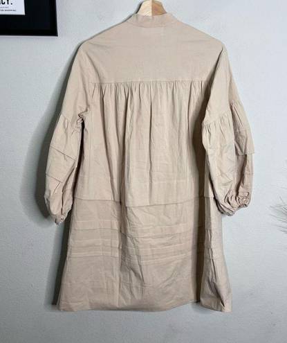 Tuckernuck  NWT Pomander Place Dress Khaki Chelsea Tan Cotton Mini Dress Size XXS