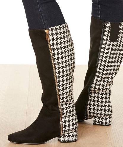 Comfortview Calf Boot - Houndstooth