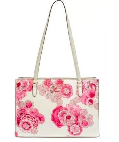 DKNY  Whitney Floral Center Zip Tote Handbag Donna Karan, New with Tag MSRP $268