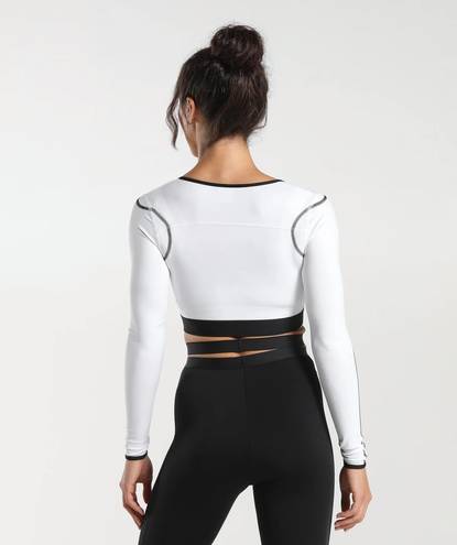 Gymshark Contrast Long Sleeve Crop Top