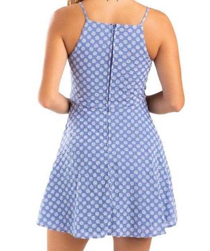 Trixxi Eyelet Halter Fit Flare Mini Dress XL