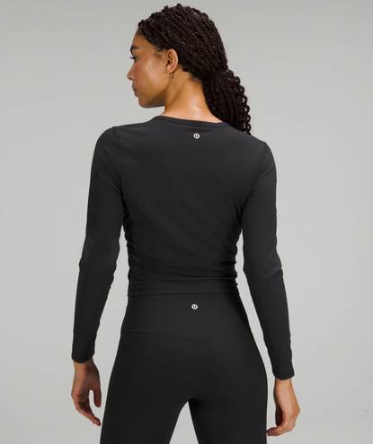 Lululemon Long Sleeve Ruched Athletic Top