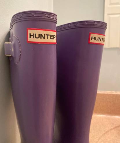 Hunter Purple Rain Boots