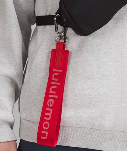 Lululemon Never Lost Keychain in Red/White