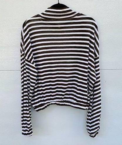 Wishlist Striped Turtleneck