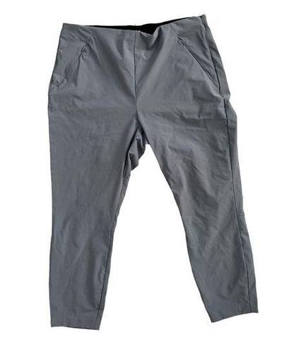 Duluth Trading  Co. Women’s Plus Flexcellent Skinny Leg Ankle Pants | Grey | 16P