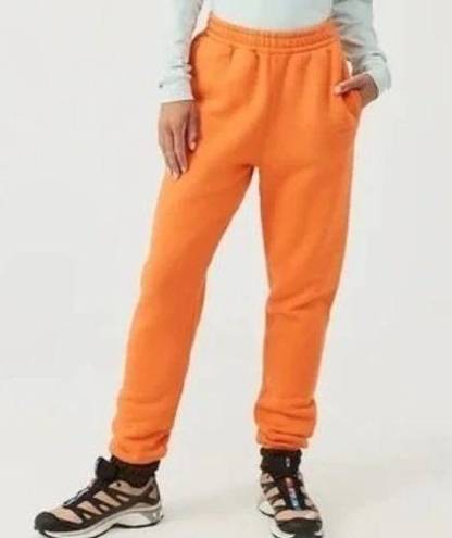 Outdoor Voices  Nimbus Sweatpants Classic Cotton Heavyweight Orange Womens Sz XS