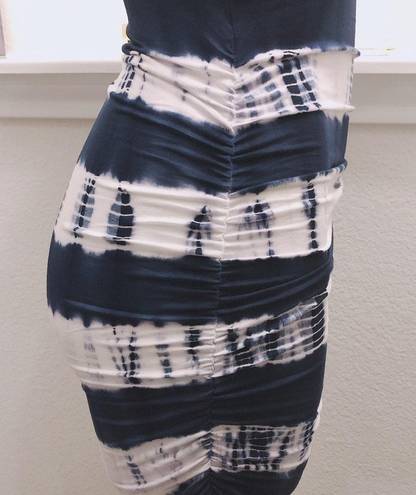 Jessica Simpson TIE DYED MAXI DRESS NAVY XS NWT