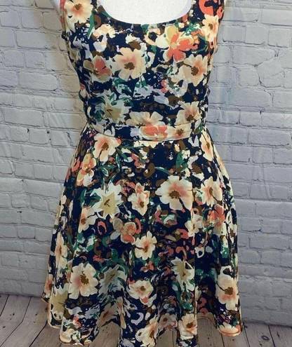 Lucca Couture Floral Fit & Flare Sundress