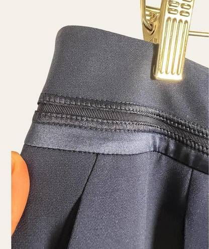 Lafayette 148  Blue High-Waist Wide Leg Pleated Trouser Pants Size 12