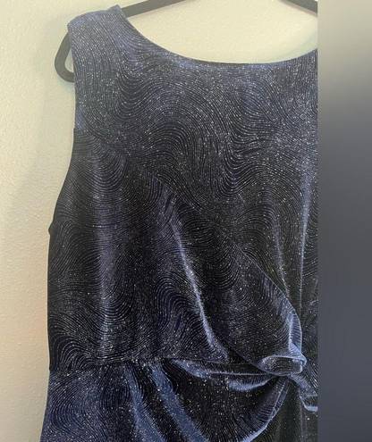 Scarlett  navy blue glitter formal dress