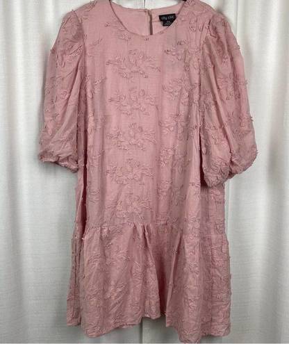 City Chic  Crystal Pink Layla Babydoll Dress Sz.M(18) NWT