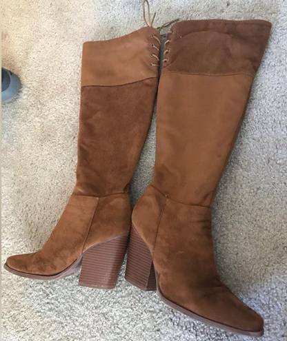 Qupid  Suede Boots Size 8.5