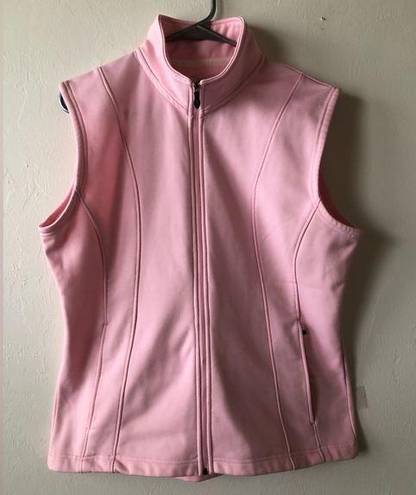 Second Skin  Womens Pink Waist Jacket Front & Pockets Zipped Size Medium