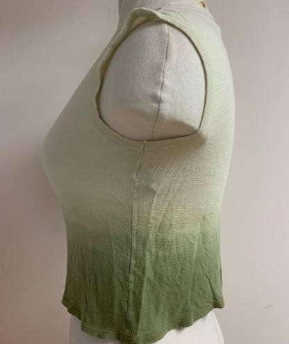 United Colors Of Benetton Benetton Italy Ombre green cropped top