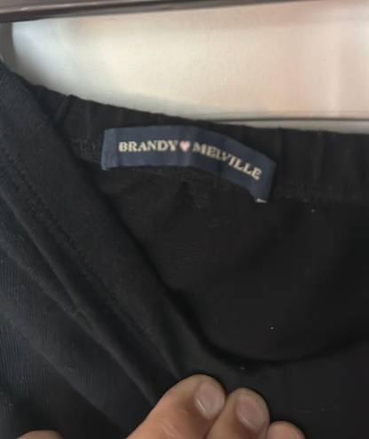 Brandy Melville Black Mini Skirt