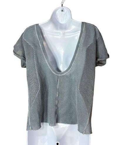 Free People Movement  Hot Stuff Mesh T Shirt Size XS