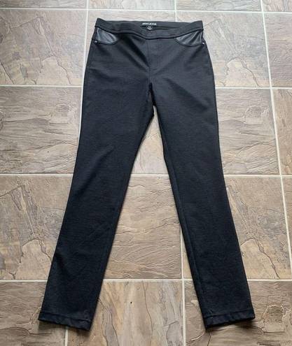 DKNY  Pull On Straight Leg Black Pants Leggings