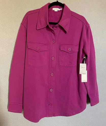 Good American NWT  Shaket Jacket Size 3/4 L/XL Fuchsia Color With Pockets