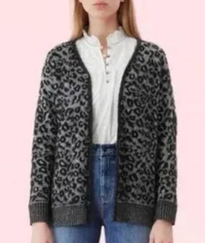 Rebecca Taylor LA VIE by  Leopard Cardigan Sweater