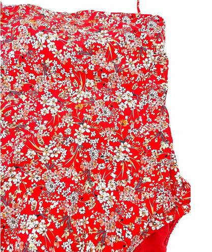 O'Neill  BITTERSWEET PIPER DITSY Red Floral One-Piece Swimsuit Small NWT